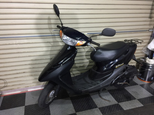 埼玉県深谷市 ホンダ ライブディオ AF34 原付 スクーター 50cc 通勤 通学 バイク ブラック [ZZ ZR AF35 レッツ2お探しの方などに如何でしょうか^^