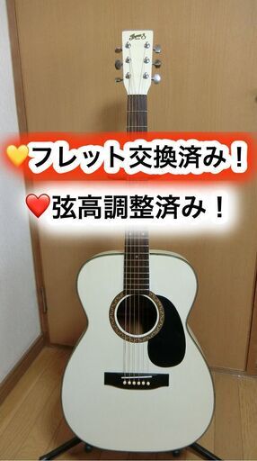 ❤️弦高調整済 ❤️新フレット「Three S スリーエス　F-180 」日の丸ビンテージ