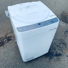  EJ518番✨SHARP✨電気洗濯機 ✨ES-GE7H-T
