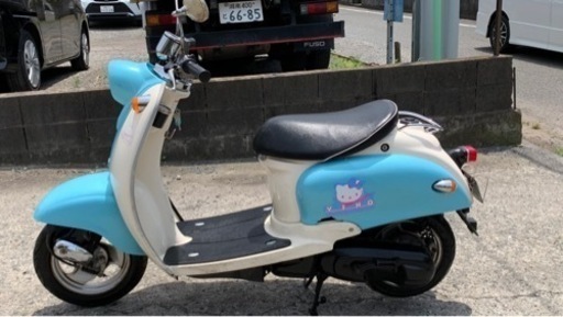 神奈川県藤沢市発。ヤマハ　ビーノ5au。限定4,000台キティーちゃん。フル整備済み。 神奈川県藤沢市発。ヤマハ ビーノ5au。限定4,000台キティーちゃん