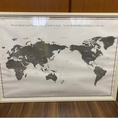 【ネット決済】大判世界地図ポスター！88×63cm