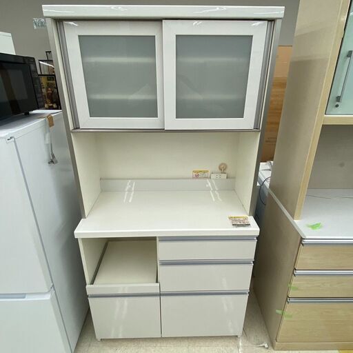 桐生店【現状品】 j6-18 パモウナ 食器棚 食器棚 JN シリーズ商品情報 |