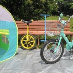 【ネット決済】子供用　自転車 + 一輪車 + ホッピング + ポ...