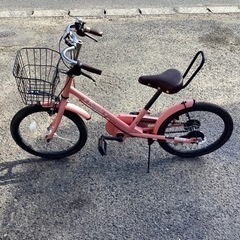 【ネット決済】People 子供用自転車　サポートハンドル付き　...