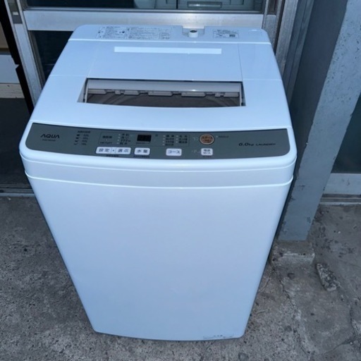 アクア　洗濯機　6kg 2020年