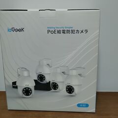 【新品同様】ieGeek 防犯カメラ IE92 カメラ4台、録画...