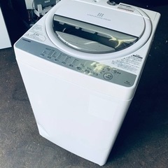 ♦️ TOSHIBA電気洗濯機  【2018年製】AW-6G6 