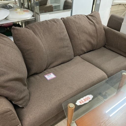【セール開催中】特価商品　3人掛けソファ　オットマン付き　USED