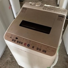 ♦️SHARP電気洗濯乾燥機  【2008年製】ES-TG55H-P 