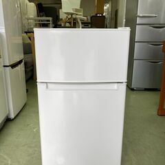 【リサイクルショップ　ピカソ　小松原】2020年製 TAGlabel 2ドア 右開きタイプ 85L 冷蔵庫 ホワイト AT-RF85B-WH★2856★ リサイクルショップ ピカソ 小松原】2020年製 TAGlabel 2ドア 右開き