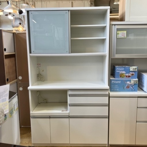 ⭐️大容量⭐️松田家具　2面レンジボード No.993