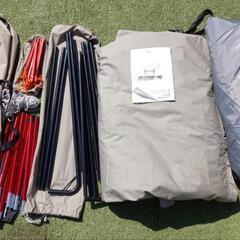 フィールドア パップテント320 サイドシート キャノピーポール 車中泊マットS 付き