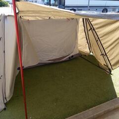 フィールドア パップテント320 サイドシート キャノピーポール 車中泊