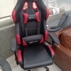 ☆ジモティ割あり☆ E-WIN ゲーミングチェア ブラック×レッド W66×D49×