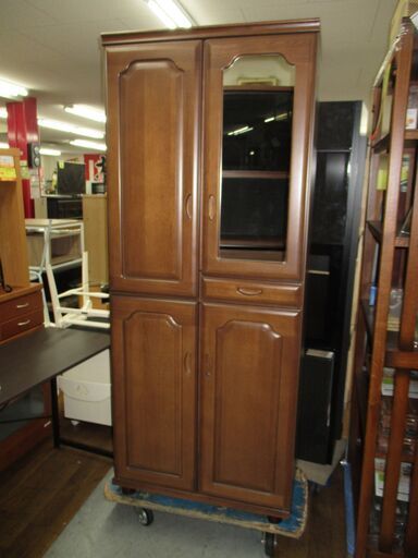 R084 シューズボックス、下駄箱、33足収納可、幅76cm Used・キレイ
