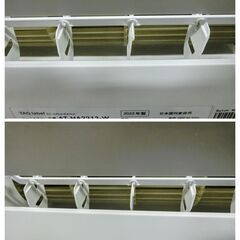 TAGlabel by amadana エアコン AT-HA2212-W/AC-HA2212 2022年製[おもに6畳用 /100V]「内部クリーン」機能 