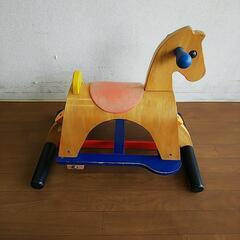PLANTOYS プラントイ 木製 木馬 おもちゃ 乗用玩具 