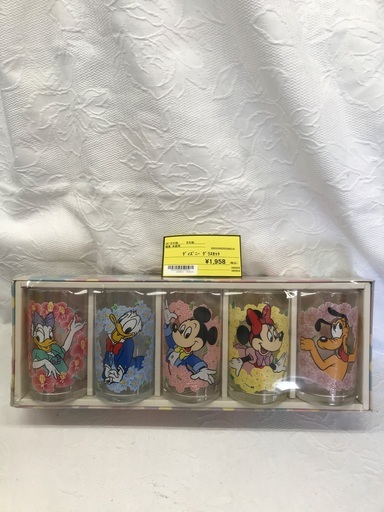 ディズニーグラス5客セット