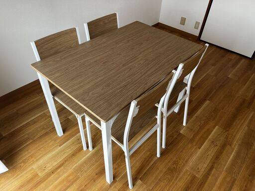 美品　ダイニングテーブルセット　4人掛け