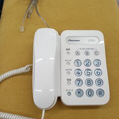 パイオニア Pioneer 家庭用電話機 TF-12-W