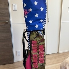 【ネット決済・配送可】キャディーバッグ　
