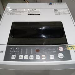 配送可【ハイセンス】5.5K洗濯機★2018年製　分解クリーニング済/6ヶ月保証付　管理番号10706