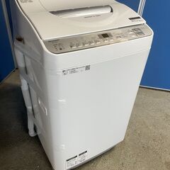 【良品】SHARP 5.5kg洗濯機 ES-TX5C-S 201...