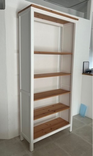 IKEA HEMNES 本棚① HEMNES ヘムネス 本棚, ブラックブラウン, ライト