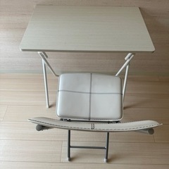 ニトリ　テーブル椅子セット(1ヶ月使用)　　