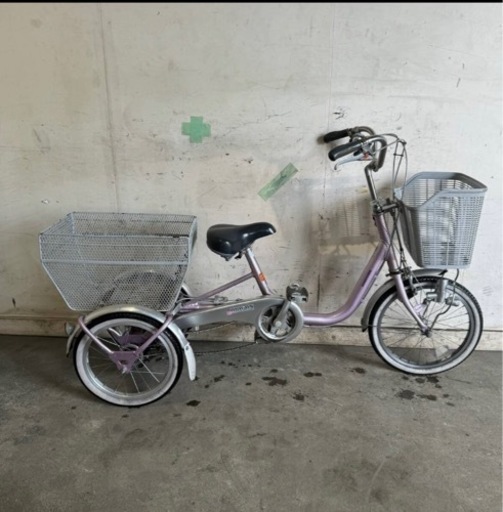 407★岐阜発　△BRIDGESTONE△WAGON/ブリジストン/ワゴン/大人用三輪自転車/走行確認/スイング無し/防犯有り/現状品　R6.5/9★