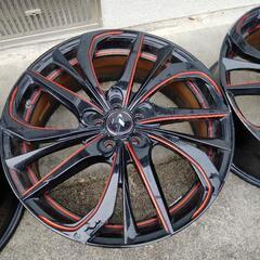 値下げWed\'s18インチ                          プリウス　キレイ　100ピッチ　5穴 LEONIS TE　