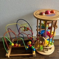 【2つセット】赤ちゃん〜木製おもちゃ