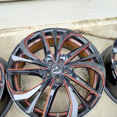 値下げWed\'s18インチ                          プリウス　キレイ　100ピッチ　5穴 LEONIS TE　