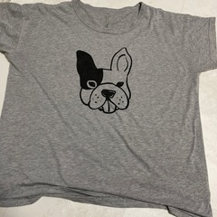 可愛い犬の絵　半袖シャツ　M〜Ｌサイズ