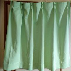 小窓用カーテン　遮光　グリーン