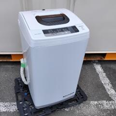 日立 全自動洗濯機 5kg ピュアホワイト NW-5WR