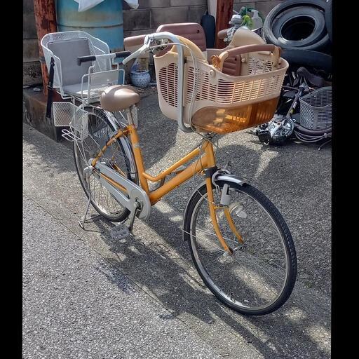 ★値下げ★26インチ前後子供乗せ椅子付き自転車
