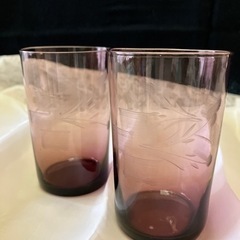 グラス２種類2セット　　　　