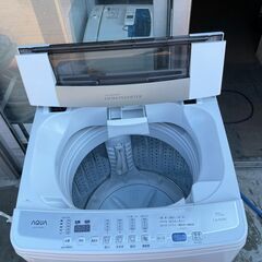 ★北41条店★洗濯機 アクア 7キロ 簡易清掃済み 配達可能 2015年 ドライ 槽乾燥 ホームプラスリサイクル