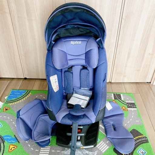 アップリカ　チャイルドシート　クルリラプレミアム　ISOFIX ベルト　両用　新生児