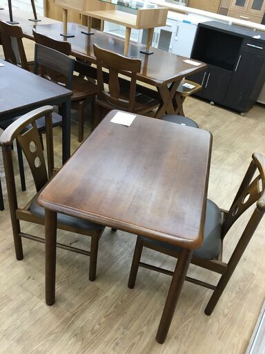 ★ジモティ割あり★  2人用ダイニングセット  W90×D60×H69 クリーニング済み SJ5954