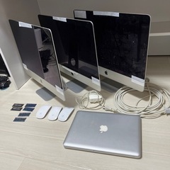 Apple iMac3台、Macbookpro1台
