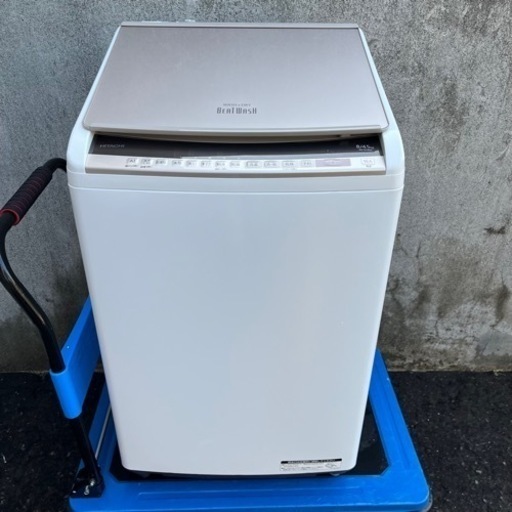 日立■HITACHI■日立電気洗濯乾燥機■BEAT WASH■8kg/4.5kg■BW-DV80E■2020年製