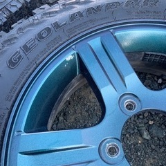 ナイトアイボーテ-ジムニー JB23 純正ホイル  タイヤyokohama GEOLANDAR