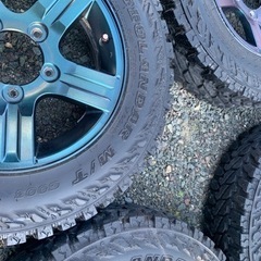 ナイトアイボーテ-ジムニー JB23 純正ホイル  タイヤyokohama GEOLANDAR