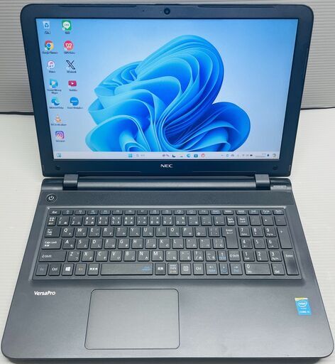 保証1ヶ月、インボイス対応、代引き発送可！Windows11、Core i5、SSD128GB(新品)、メモリ8GB、NEC製ノートパソコン、CD,DVDドライブ、カメラ、Bluetooth、ACアダプター付属、エヌイーシー、LaVie、ラビー、ラヴィ、VersaPro、バーサプロ、ノートPC、Microsoftoffice、Word、Excel、PowerPoint、Outlook