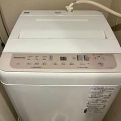 Panasonic洗濯機(1年使用、5年保証)
