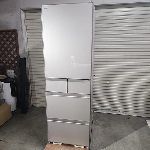 《売却済》日立 5ドア冷凍冷蔵庫 R-HWS47R(XN) 470L （2021年製）