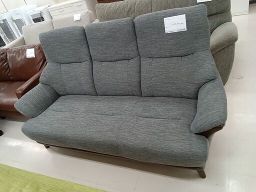 ★ジモティ割あり★  ソファー グレー W175×D75×H95 クリーニング済み TC3239