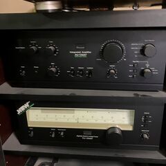 動作確認済】SANSUI サンスイ TU-D607 FM AM チューナー／AU-D607 